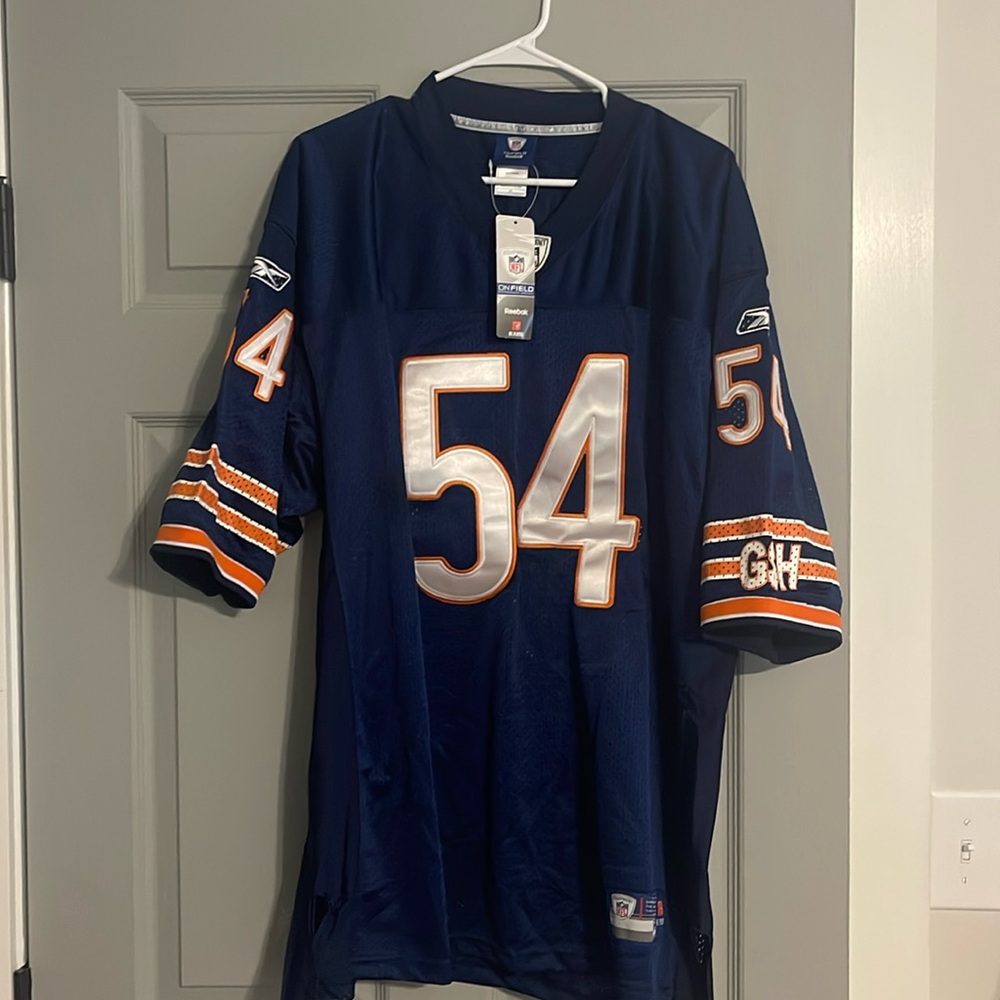 Bears Brian Urlacher Onfield sewn in Jersey NWT Never worn!